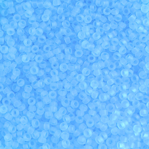 15-0003F, Transparent-Frosted Aquamarine (14 gr.) Toho
