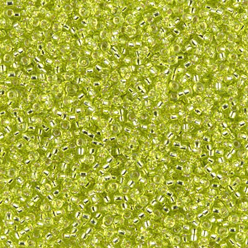 Miyuki 15-0014, Silver-Lined Chartreuse (14 gr.)