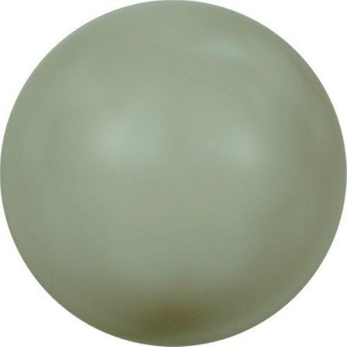 Swarovski 3mm Round Crystal Pearls, Powder Green (Qty: 50)