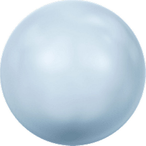 Brilliance 4mm Round Crystal Pearls, Light Blue (Qty: 50)