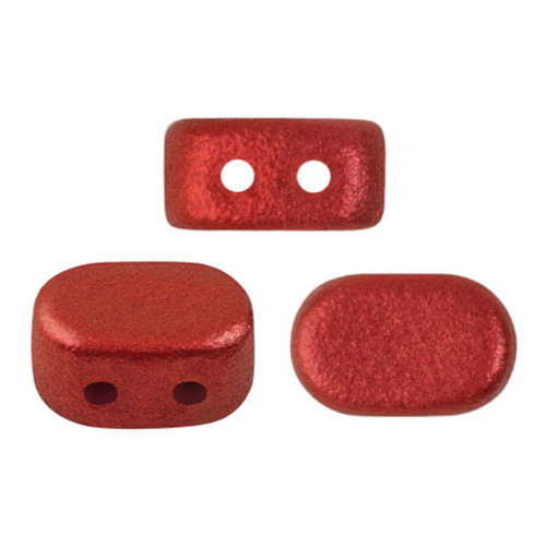 Lipsi par Puca Beads, Red Metallic Matte (5 grams/~36 beads)
