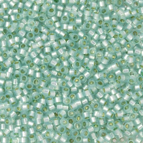 TOHO Aiko 11-PF2116, PermaFinish Translucent Silver-Lined Light Aqua (5 grams)