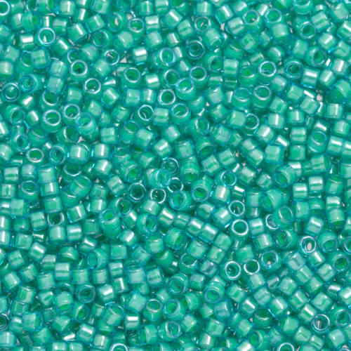TOHO Aiko 11-954, Light Jonquil-Lined Aqua (5 grams)