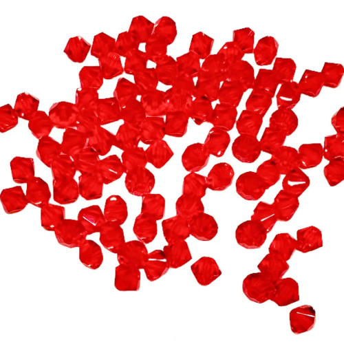 4mm Chinese Crystal Bicones, Light Siam (Qty: 100)