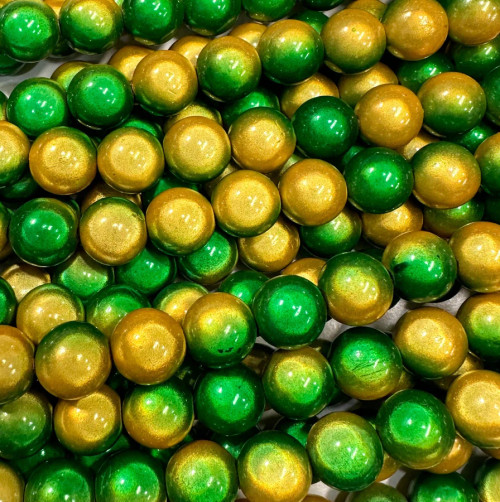 12mm Green Bay Packers Miracle Beads! (Qty: 16)