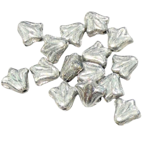 Lily Flower Beads, Crystal Full Labrador (Qty: 15)
