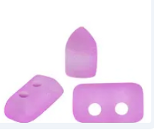 Piros par Puca Beads, Matte Translucent Lilac (5 grams/~75 beads)