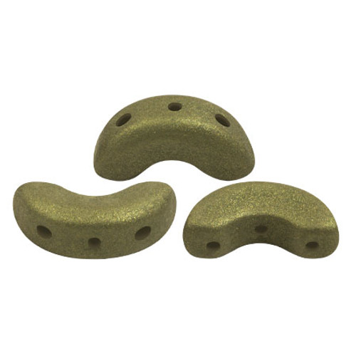 Arcos par Puca Beads, Trendy Olive Matte (Qty: 25)