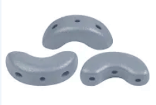 Arcos par Puca Beads, Vogue Matte Grey Medium (Qty: 25)