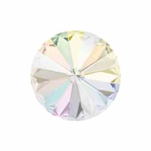 Brilliance 14mm Rivoli, Crystal AB (Qty: 1) Foiled