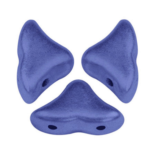 Helios par Puca Beads, Metallic Matte Caribbean Blue (Qty: 25)