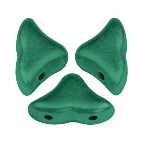 Helios par Puca Beads, Metallic Matte Green Forest (Qty: 25)
