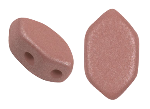 Paros par Puca Beads, Vogue Matte Terra Cotta (Qty: 25)