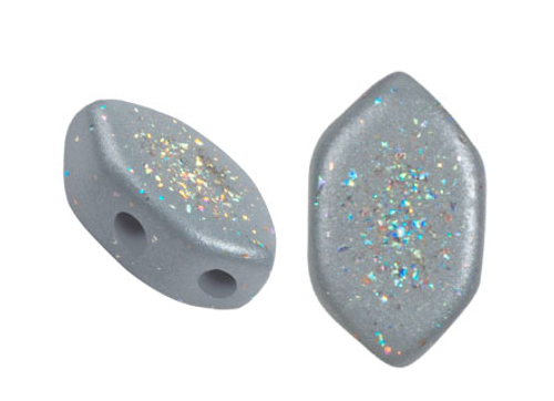Paros par Puca Beads, Constellation Gray (Qty: 25)