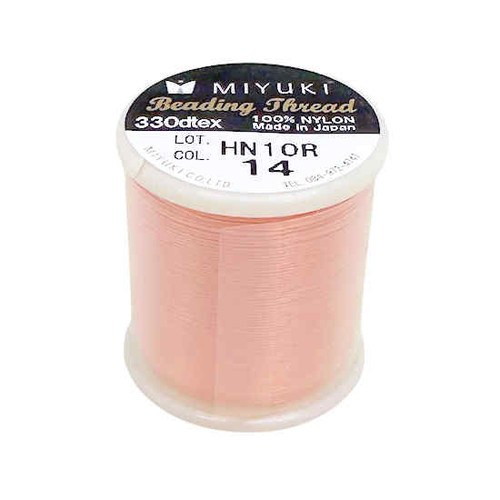 Miyuki Nylon Beading Thread, Light Pink, 2mm (55 yds)