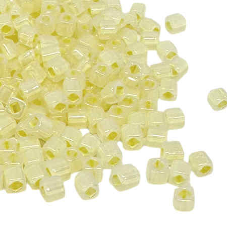 4mm Cube Beads, #142, Ceylon Banana Cream (10 gr.) (Toho)