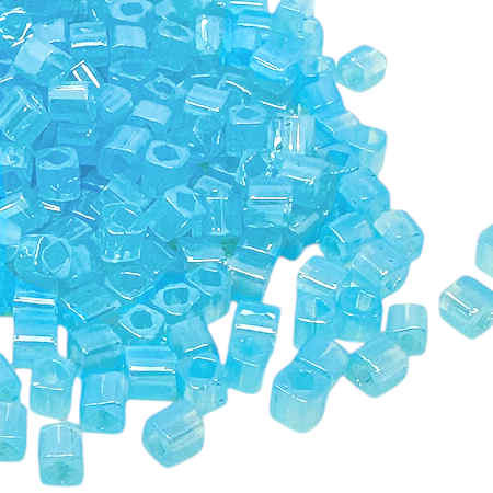 4mm Cube Beads, #143, Ceylon Aqua (10 gr.) (Toho)