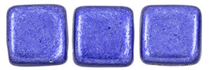 2-Hole Tile Beads, Saturated Metallic Ultra Violet (Qty: 25)