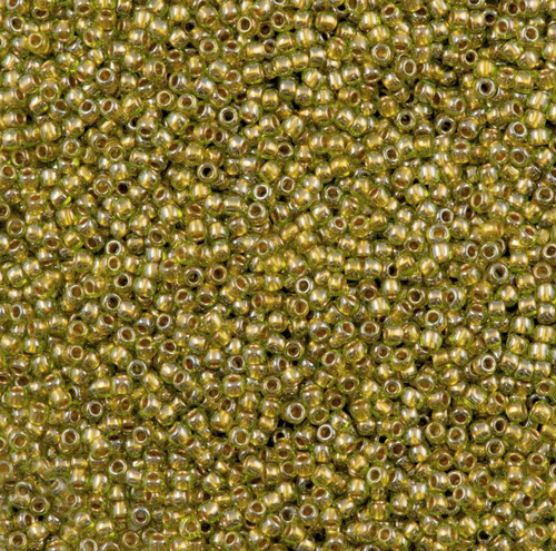 15-0991, Gold-Lined Peridot (14 gr.) Toho (Discontinued)