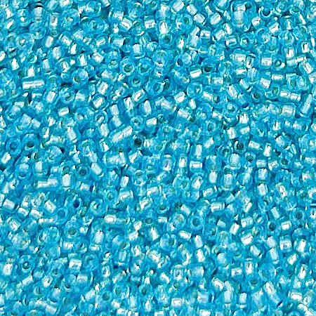 15-0023, Silver-Lined Aquamarine (14 gr.) Toho