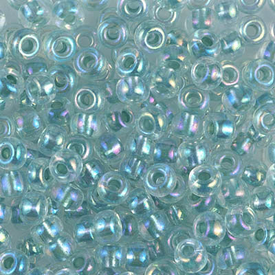 6-0263, Sea Foam Lined Crystal AB (28 gr.) Miyuki 