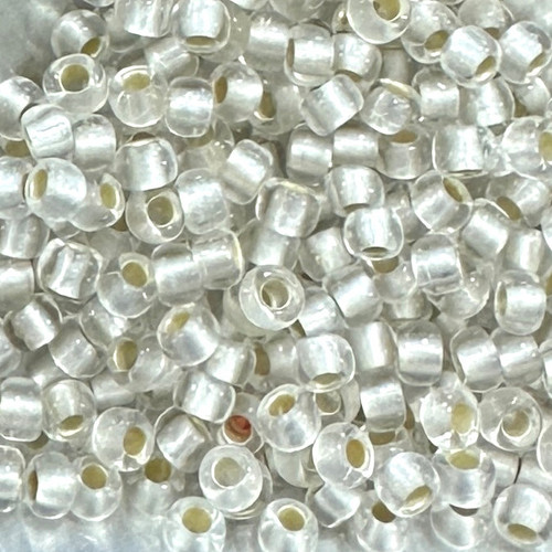 6-0021F, Silver-Lined Frosted Crystal (28 gr.) Toho