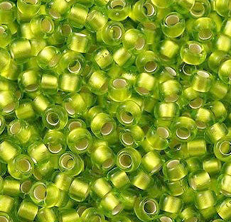 6-0024F, Matte Silver-Lined  Lime (28 gr.) Toho (Discontinued)