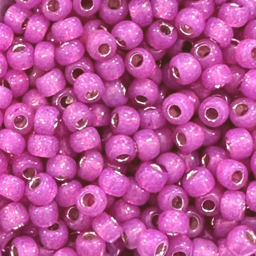 6-2107, Silver-Lined Hot Pink Opal (28 gr.) Toho 