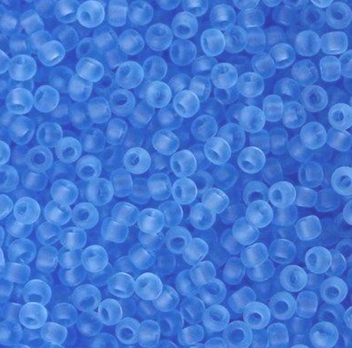 11-0013F, Matte Transparent Light Sapphire (28 gr.) Toho