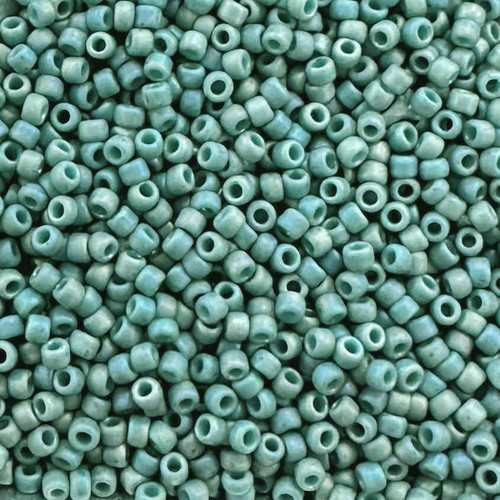 11-2634F, Semi-Glazed Turquoise AB (28 gr.) Toho