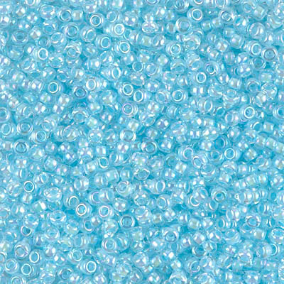 11-0278, Aqua Lined Crystal AB (28 gr.) Miyuki
