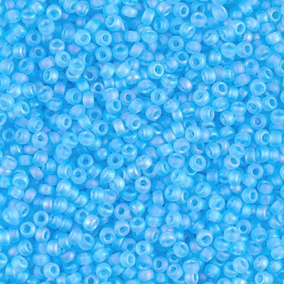 11-0148FR, Matte Transparent Aqua AB (28 gr.) Miyuki