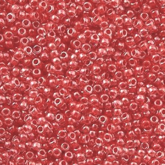 11-0341, Red-Lined Crystal (28 gr.) Toho