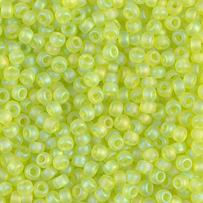 8-0143FR,  Matte Transparent Chartreuse AB (28 gr.) Miyuki