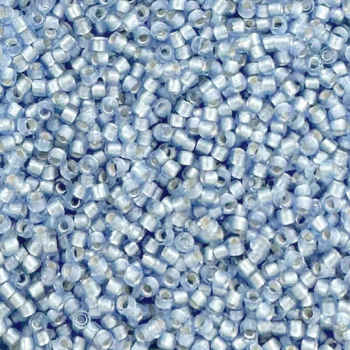 15-0033F, Matte Silver-Lined Light Sapphire (14 gr.) Toho (Discontinued)