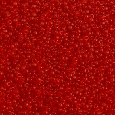 15-1609, Dyed Semi-Matte Transparent Red (14 gr.) Miyuki (Matches DB-0774)