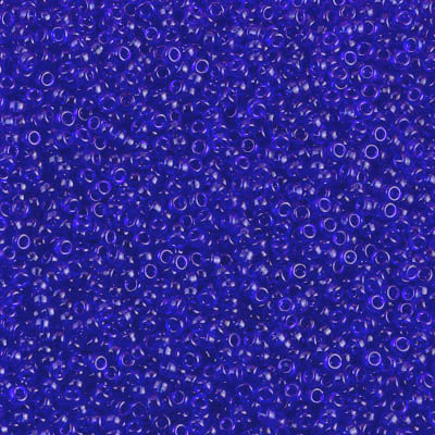 15-0151, Transparent Cobalt (14 gr.) Miyuki (Matches DB-0707)