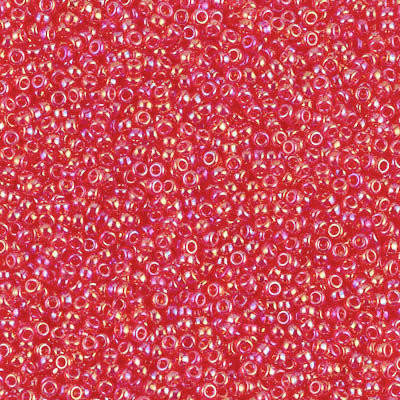 15-0254, Transparent Red AB (14 gr.) Miyuki 