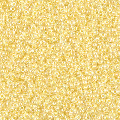 15-0273, Light Yellow-Lined Crystal AB (14 gr.) Miyuki (Matches DB-0053)