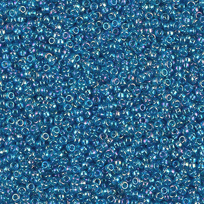 15-0291, Transparent Capri Blue AB (14 gr.) Miyuki (Matches DB-0177)