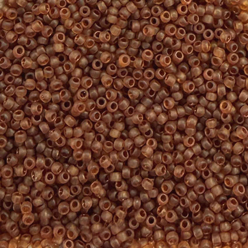 15-0423F, Matte Transparent Smoky Topaz (14 gr.) Toho (Discontinued)