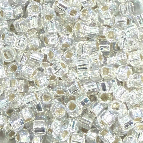 6-0635, Silver-Lined Crystal AB (28 gr.) Miyuki