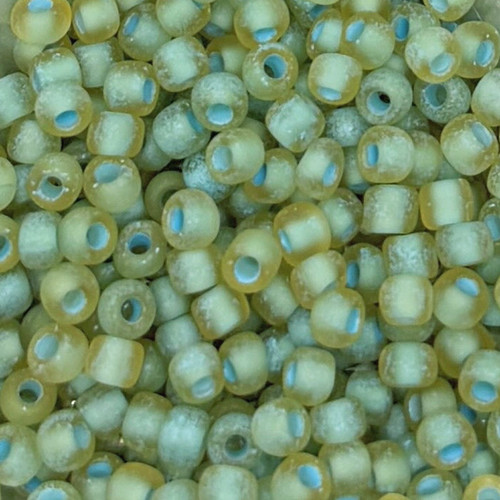 6-F0374G, Sea Foam-Lined Topaz (28 gr.) Matsuno