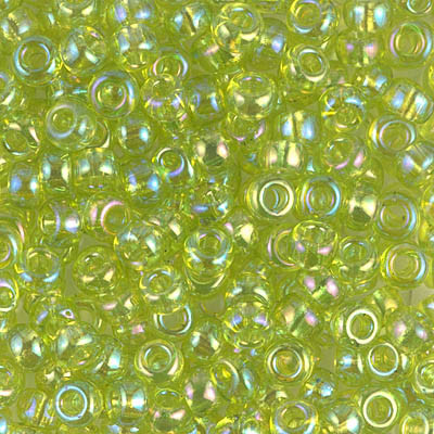 6-0258, Transparent Lime Green AB (28 gr.) Miyuki