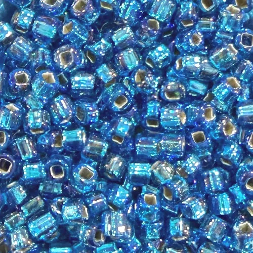 6-0633, Silver-Lined Aqua Blue AB (28 gr.) Matsuno