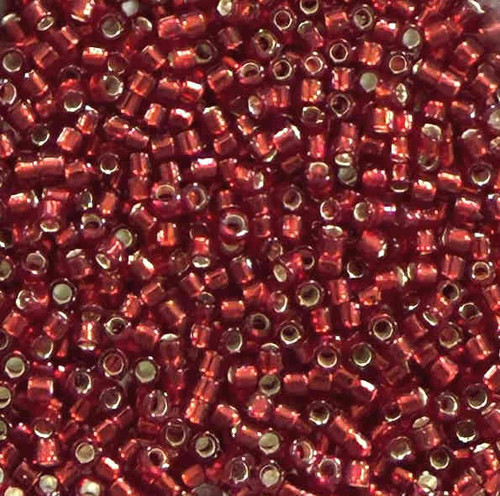 TOHO Aiko 11-25d, Silver-Lined Dark Ruby (5 grams)
