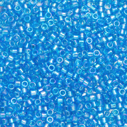 TOHO Aiko 11-163b, Transparent Dark Aqua Rainbow (5 grams)