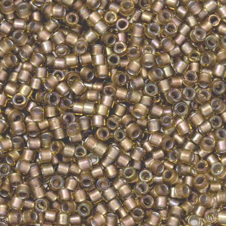 TOHO Aiko 11-278, Gold-Lined Topaz Luster (5 grams)