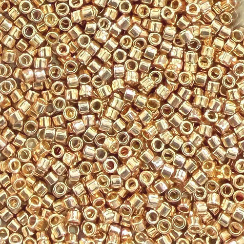 TOHO Aiko 11-PF551, PermaFinish Galvanized Rose Gold, (5 grams)