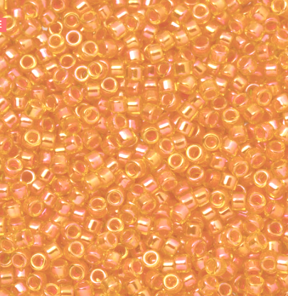 TOHO Aiko 11-1827, Orange-Lined Jonquil Rainbow (5 grams)